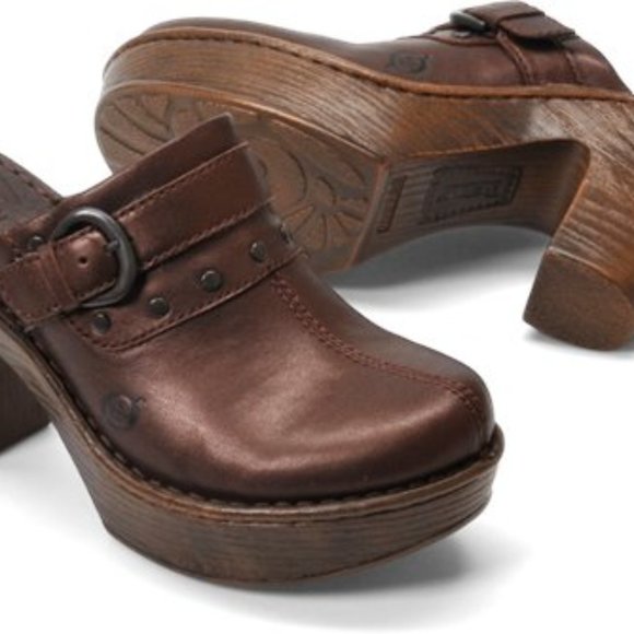 Born Shoes - Born Shoes Wenonah in Brown Leather Size 9